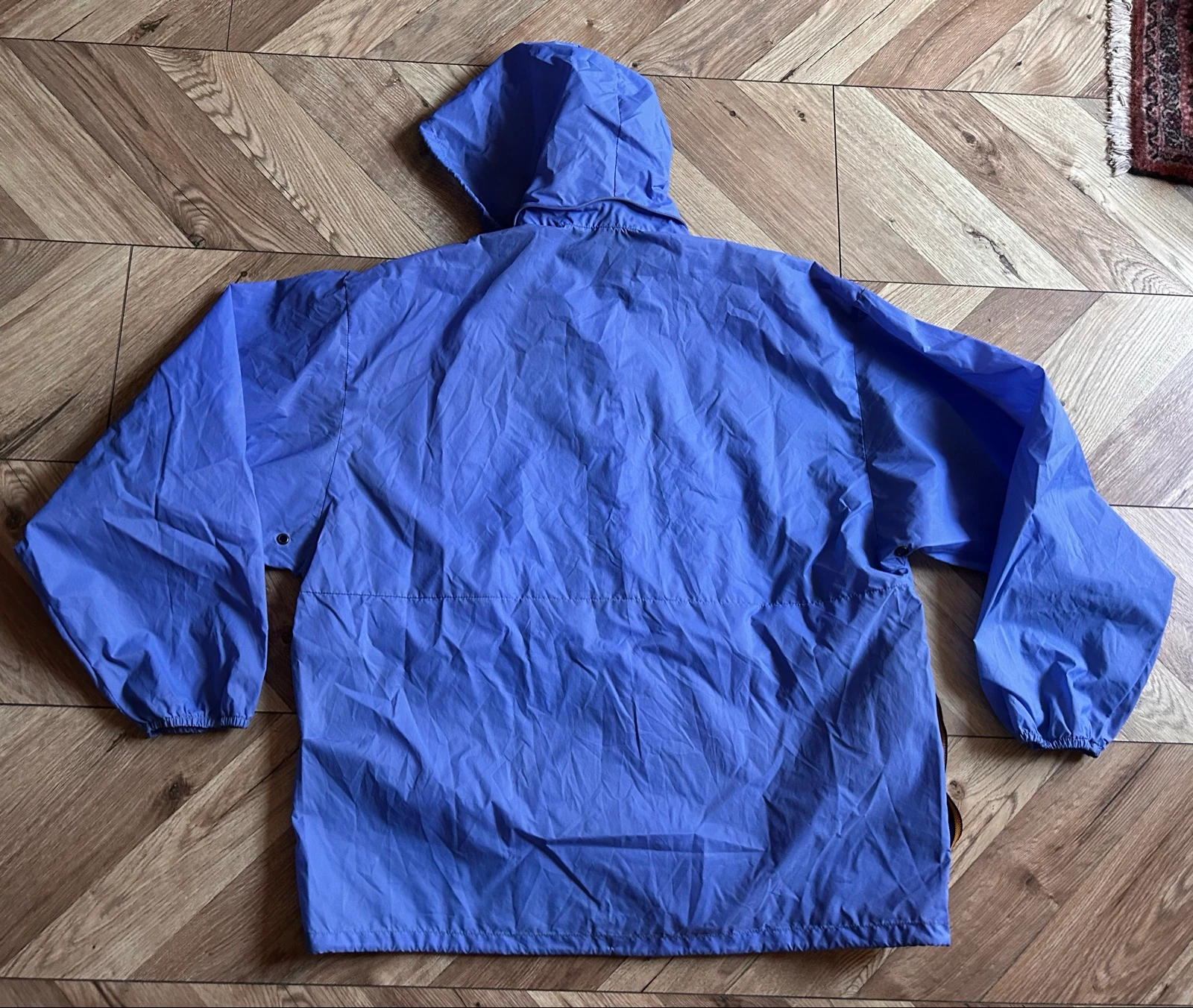 Vintage blue purple windbreaker – photo 10